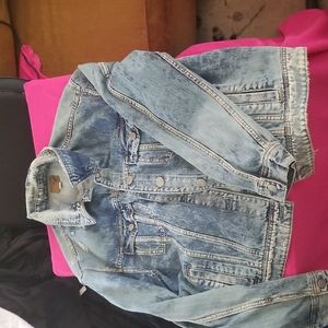 $15 add on - med jean jacket distressed